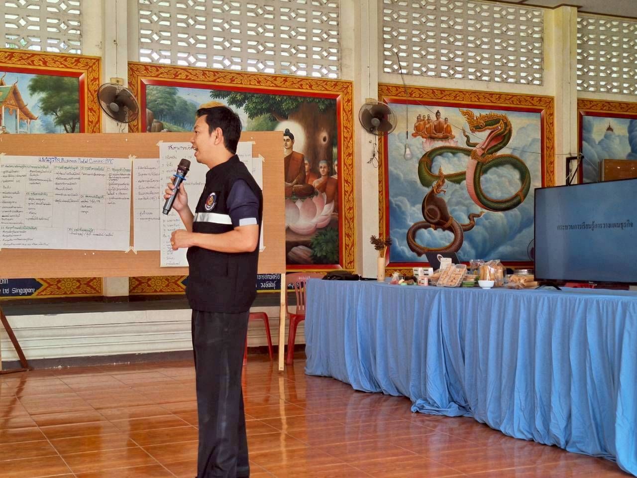 พช.เชียงดาว : ร่วมเป็นวิทยากรโครงการส่งเสริมและพัฒนาผู้ประกอบการวิสาหกิจชุมชน