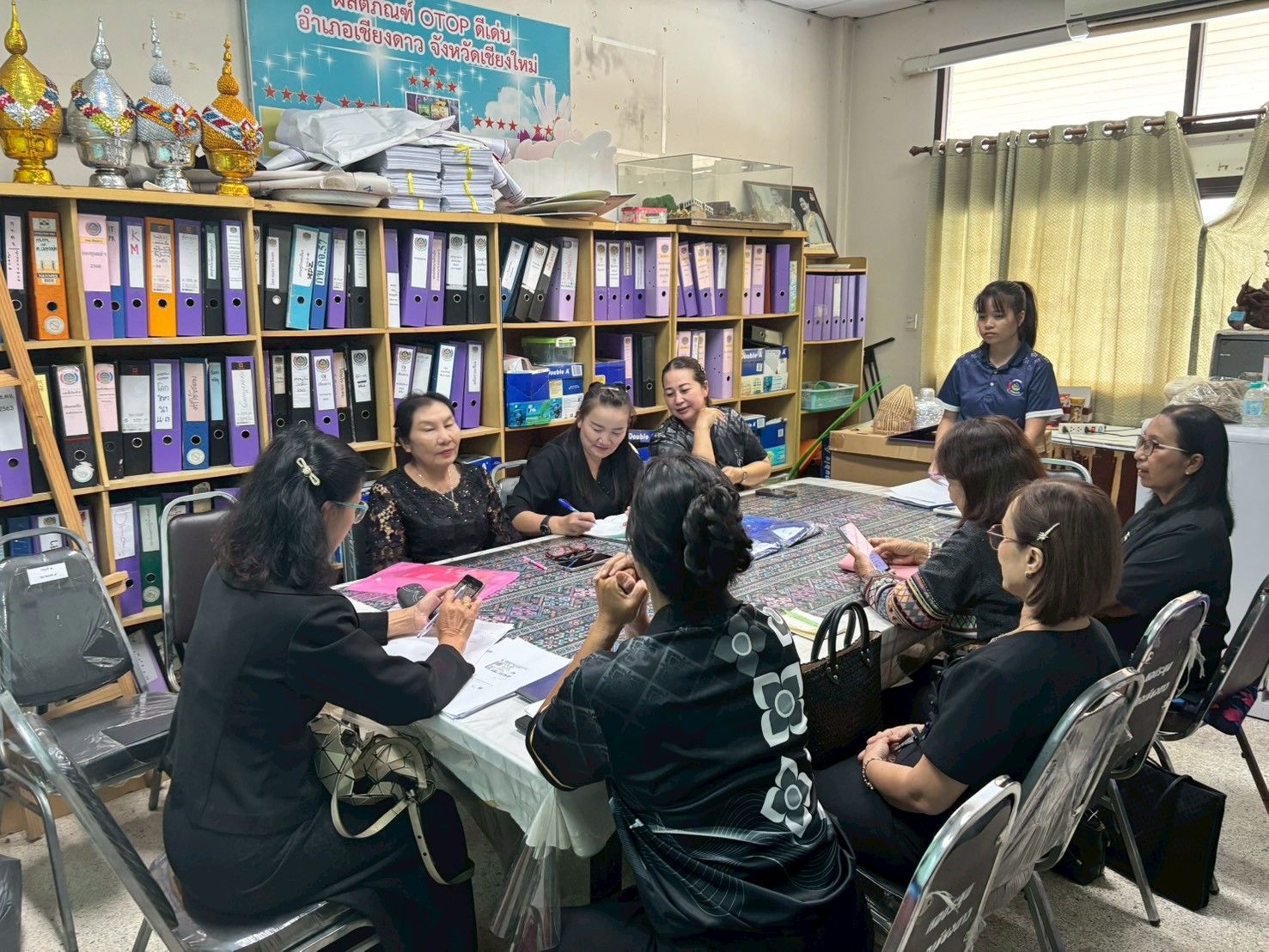 พช.เชียงดาว :  จัดประชุมประธานกองทุนพัฒนาบทบาทสตรี อำเภอเชียงดาว เพื่อขับเคลื่อนงานในพื้นที่