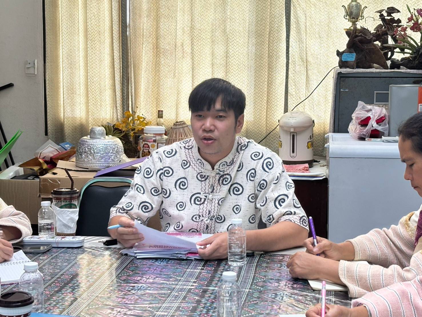 พช.เชียงดาว : ประชุมขับเคลื่อนคณะทำงานกองทุนพัฒนาบทบาทสตรีอำเภอเชียงดาว