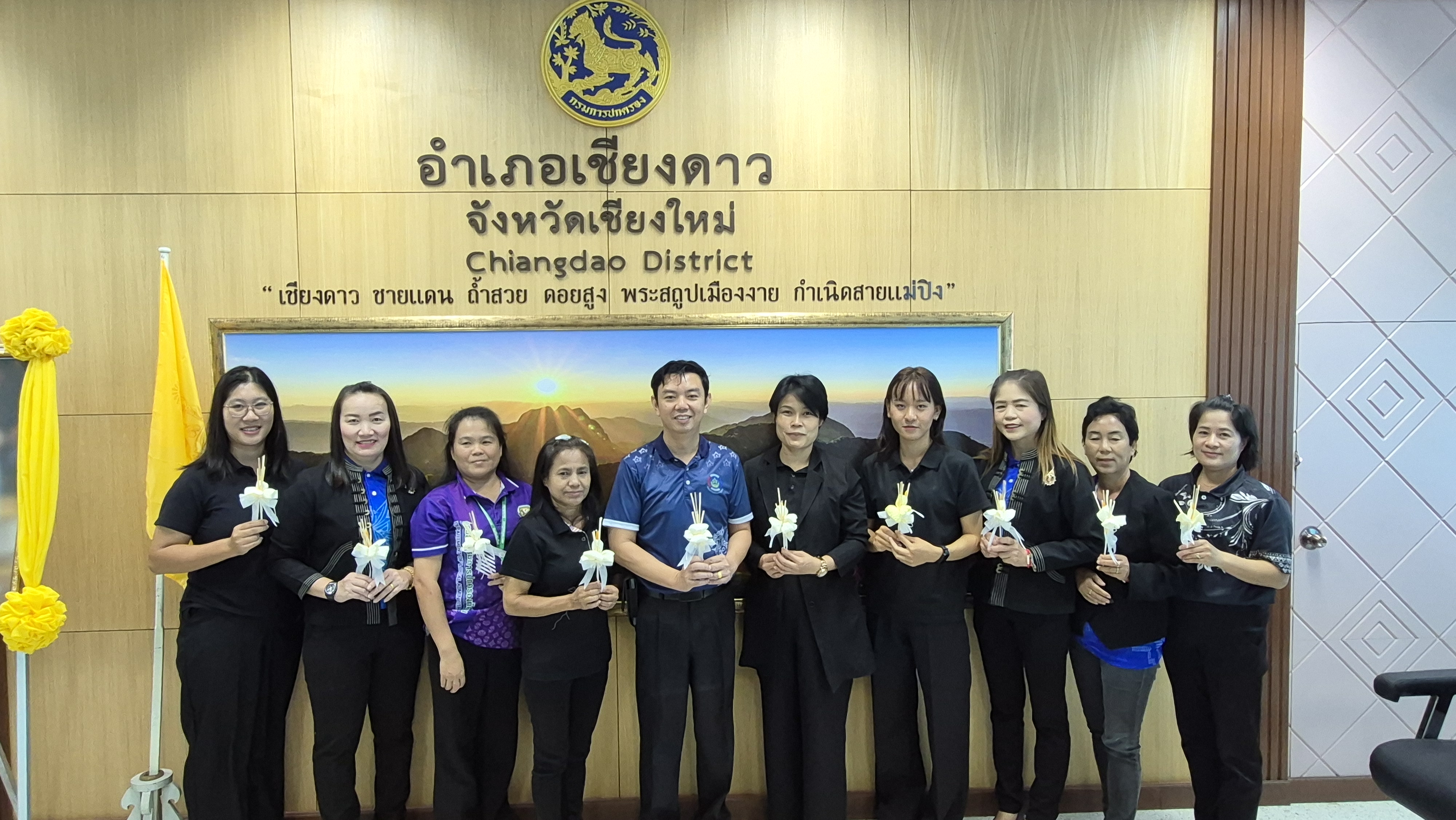 พช.เชียงดาว : จัดกิจกรรม Kick-off การจัดทำดอกไม้จันทน์ อำเภอเชียงดาว